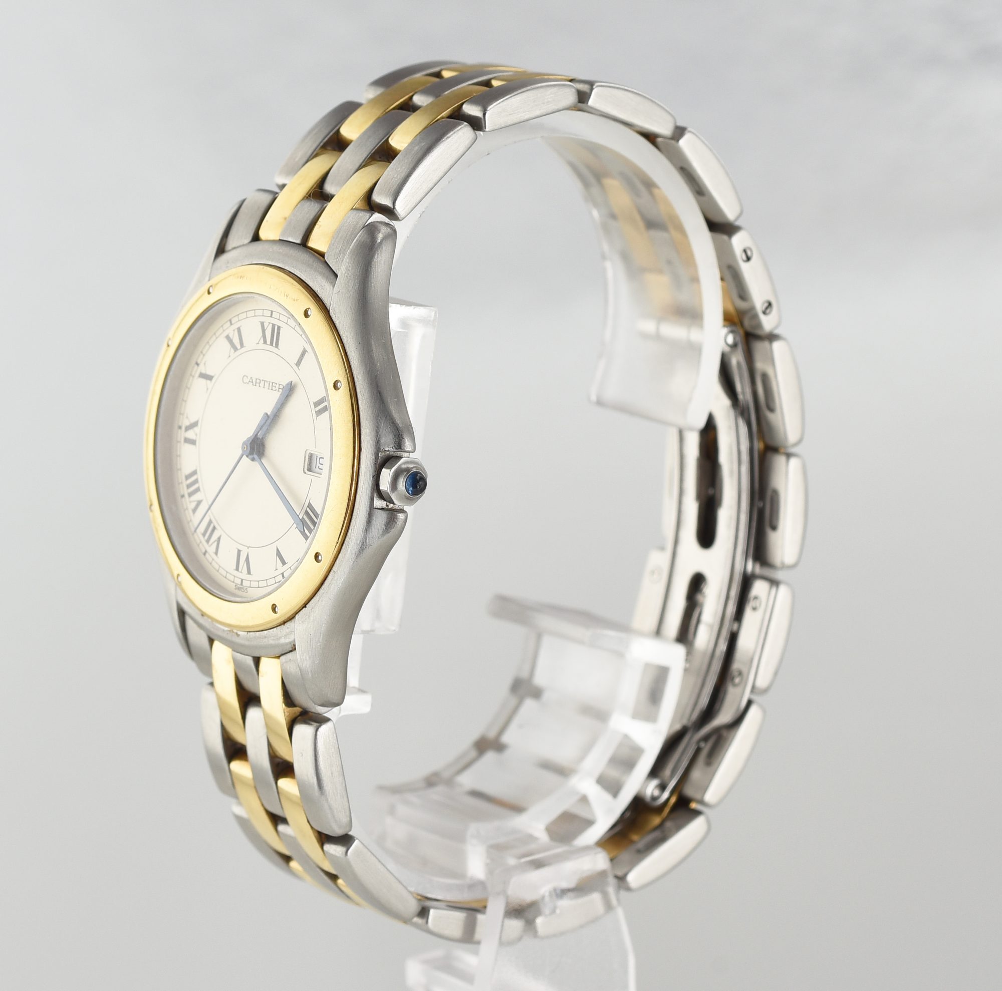 Cartier Panthère Cougar Stainless Steel &18K Yellow Gold Quartz watch Ref.187904 - Image 3