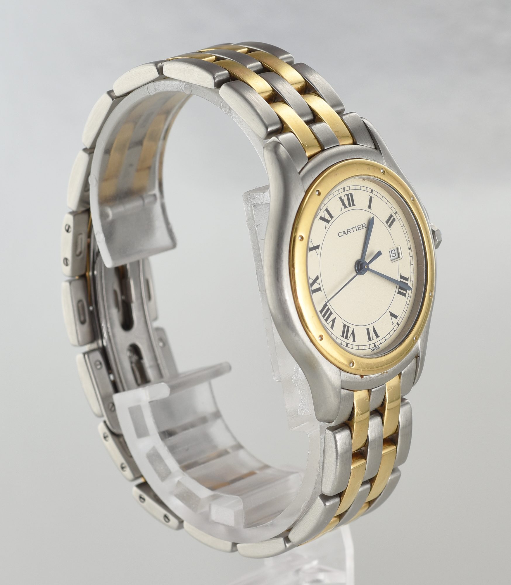 Cartier Panthère Cougar Stainless Steel &18K Yellow Gold Quartz watch Ref.187904 - Image 4