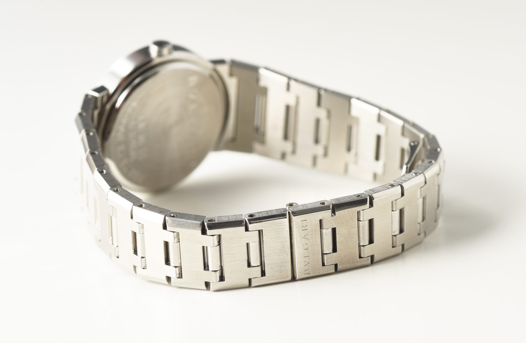 2000s Ladies' Bvlgari Stainless Steel Quartz watch w/Diamonds 26mm Ref.BB 26 SS - Image 8