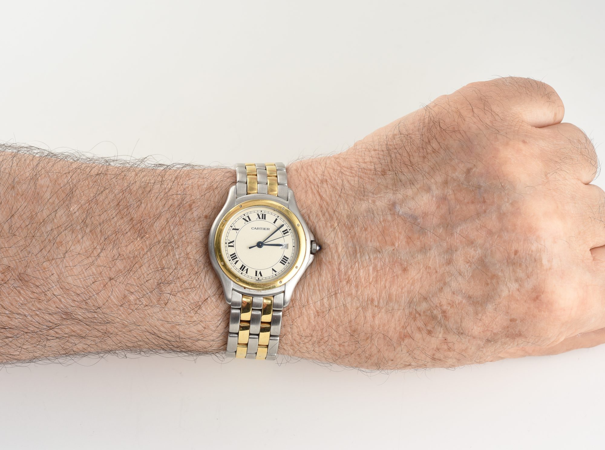 Cartier Panthère Cougar Stainless Steel &18K Yellow Gold Quartz watch Ref.187904 - Image 2