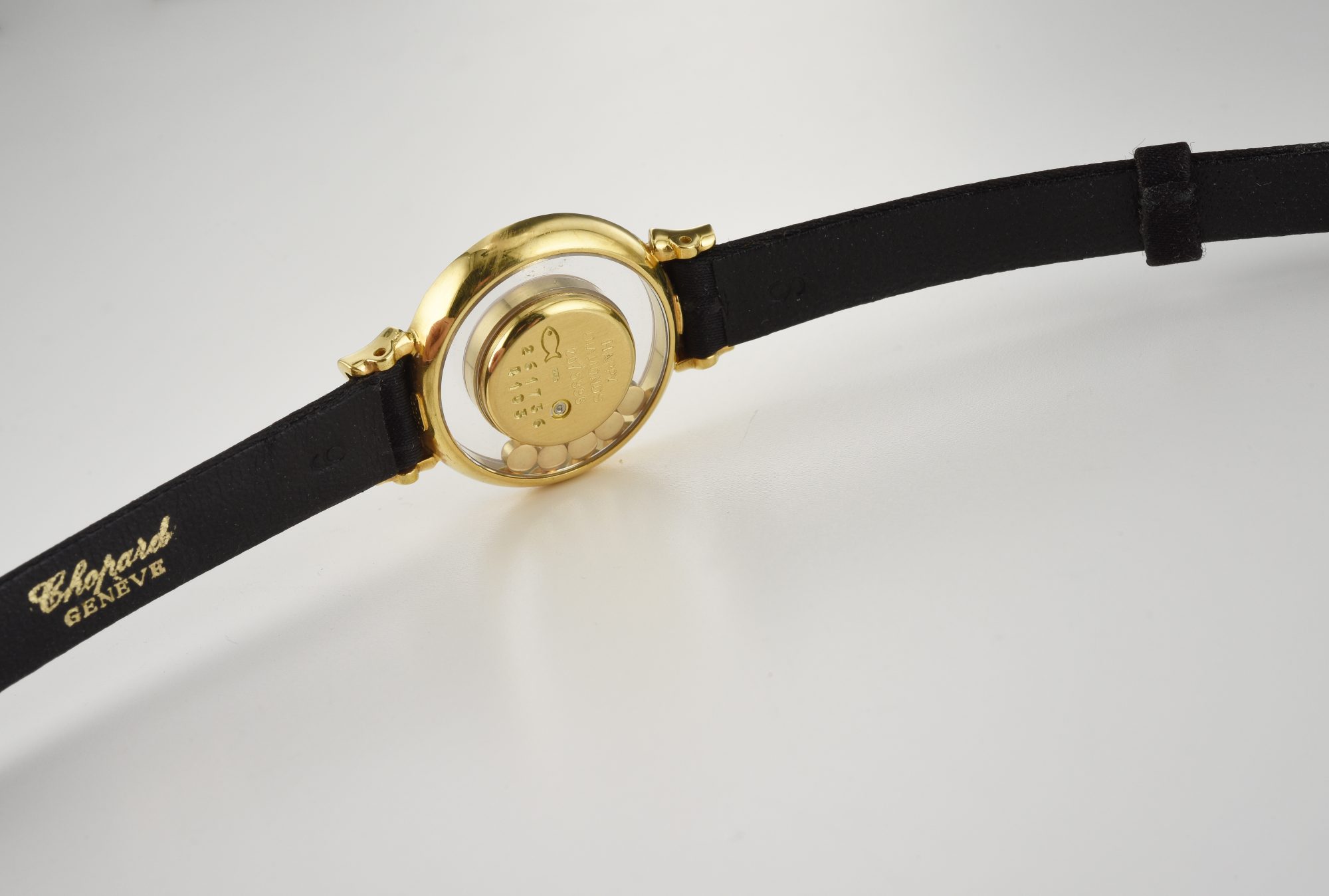Ladies' Chopard Happy Diamonds 18K Yellow Gold Watch w/Diamonds Ref.4103; box - Image 7