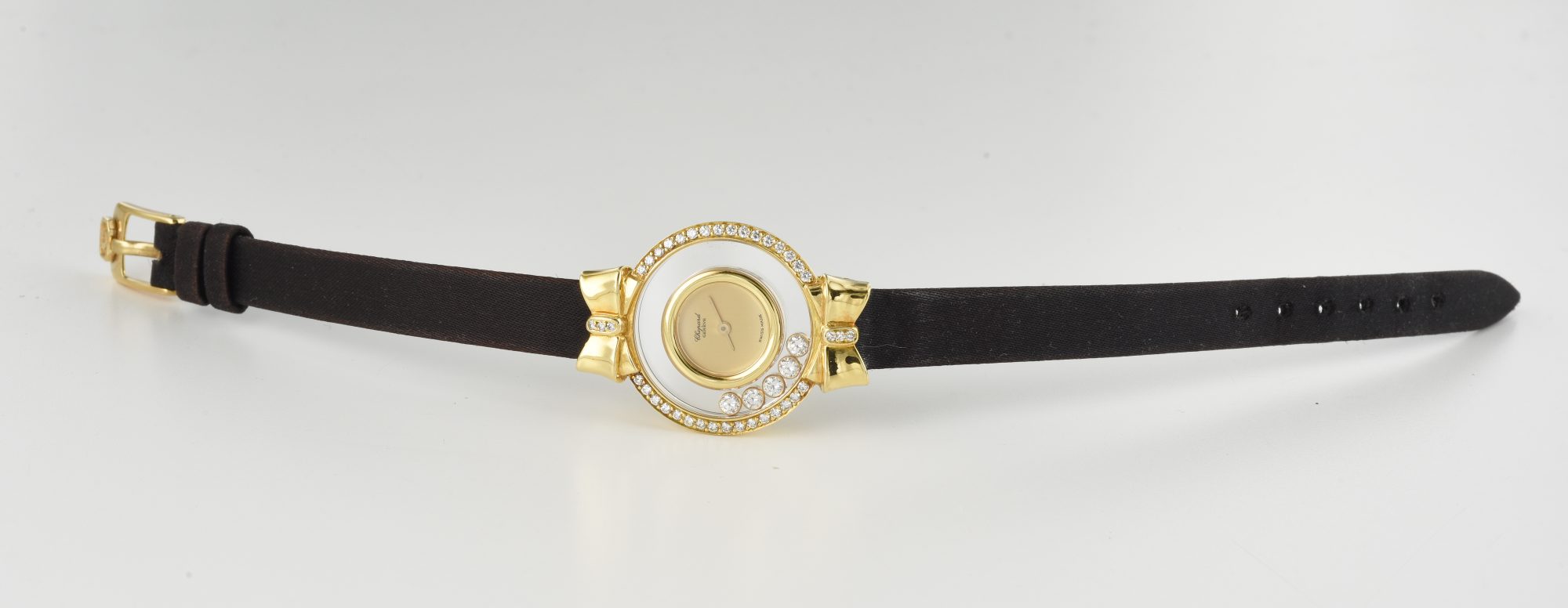 Ladies' Chopard Happy Diamonds 18K Yellow Gold Watch w/Diamonds Ref.4103; box - Image 5