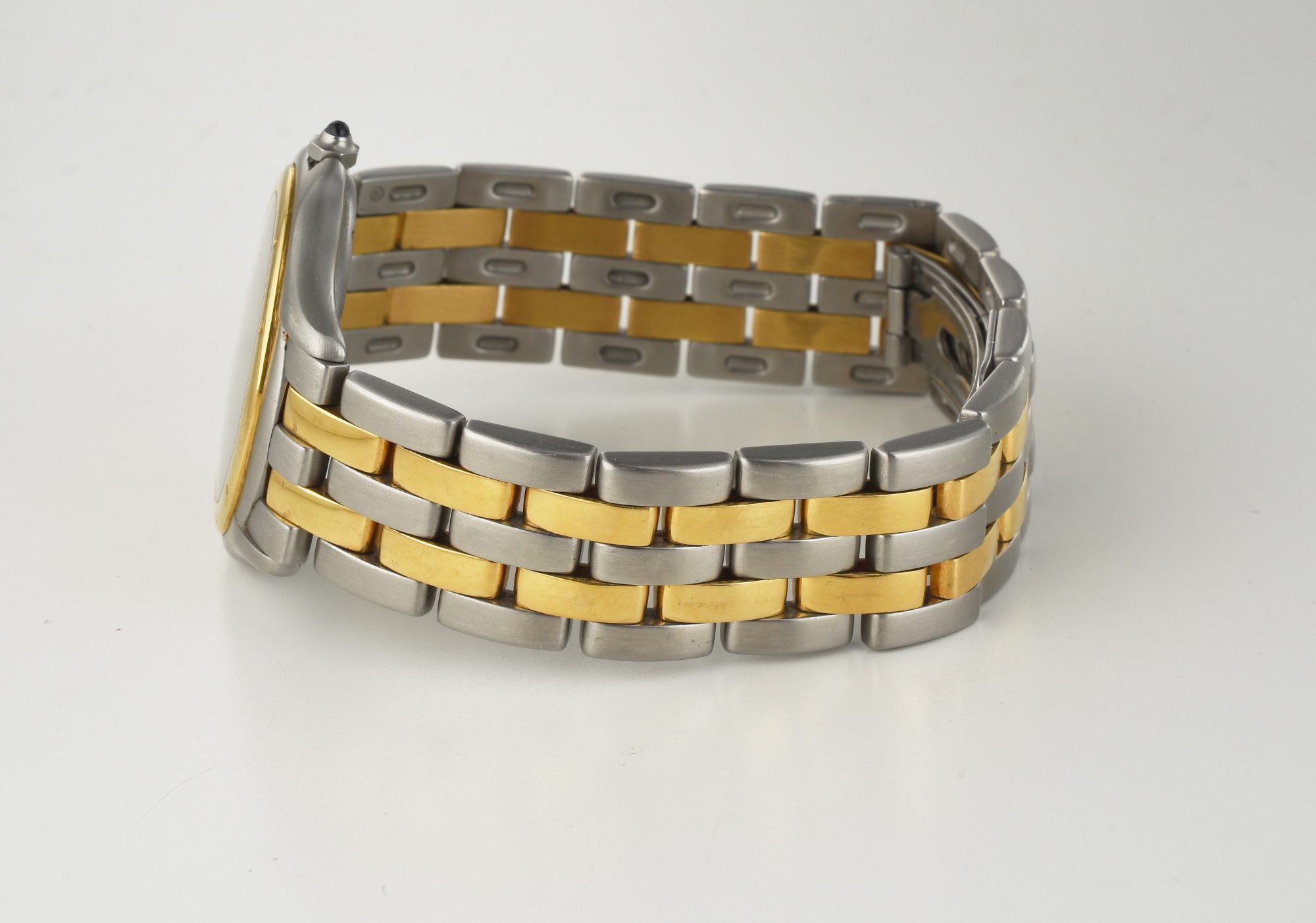 Cartier Panthère Cougar Stainless Steel &18K Yellow Gold Quartz watch Ref.187904 - Image 5