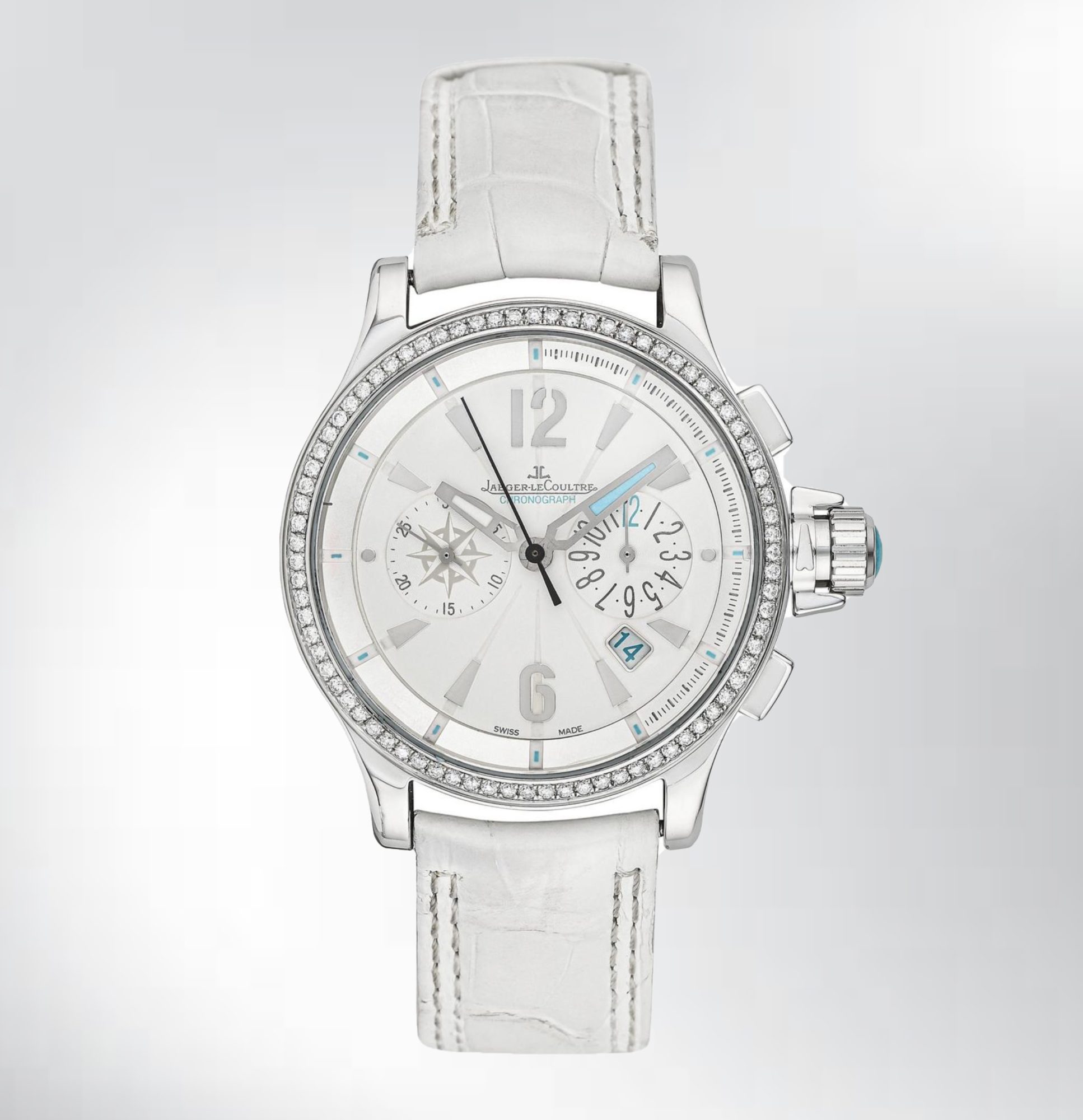 Jaeger-LeCoultre Master Compressor Stainless Steel Watch w/Diamonds Ref.148.8.31