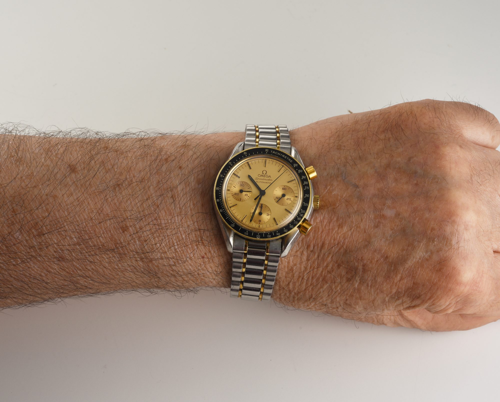 1986 Omega Speedmaster 18K Yellow Gold & Stainless Steel watch Ref.175.0032 - Image 2