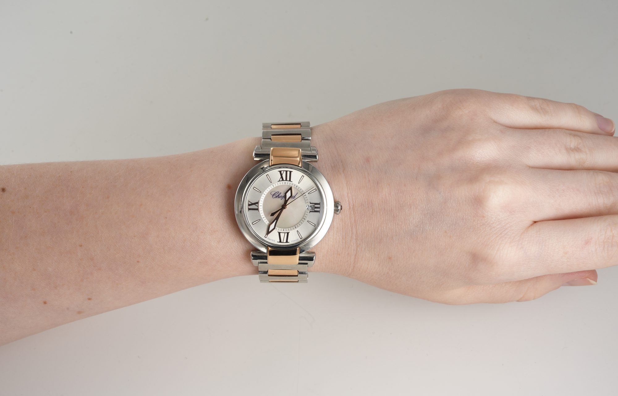 2010s Chopard Imperiale Quartz watch in Stainless Steel w/18K Gold Trim Ref.8532 - Image 2