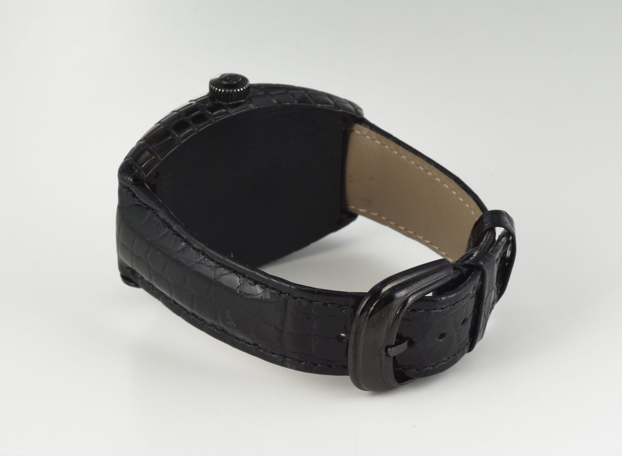 2019 Franck Muller Black Croco in Steel with Black PVD Ref.8880 SC BLK CRO; box - Image 9