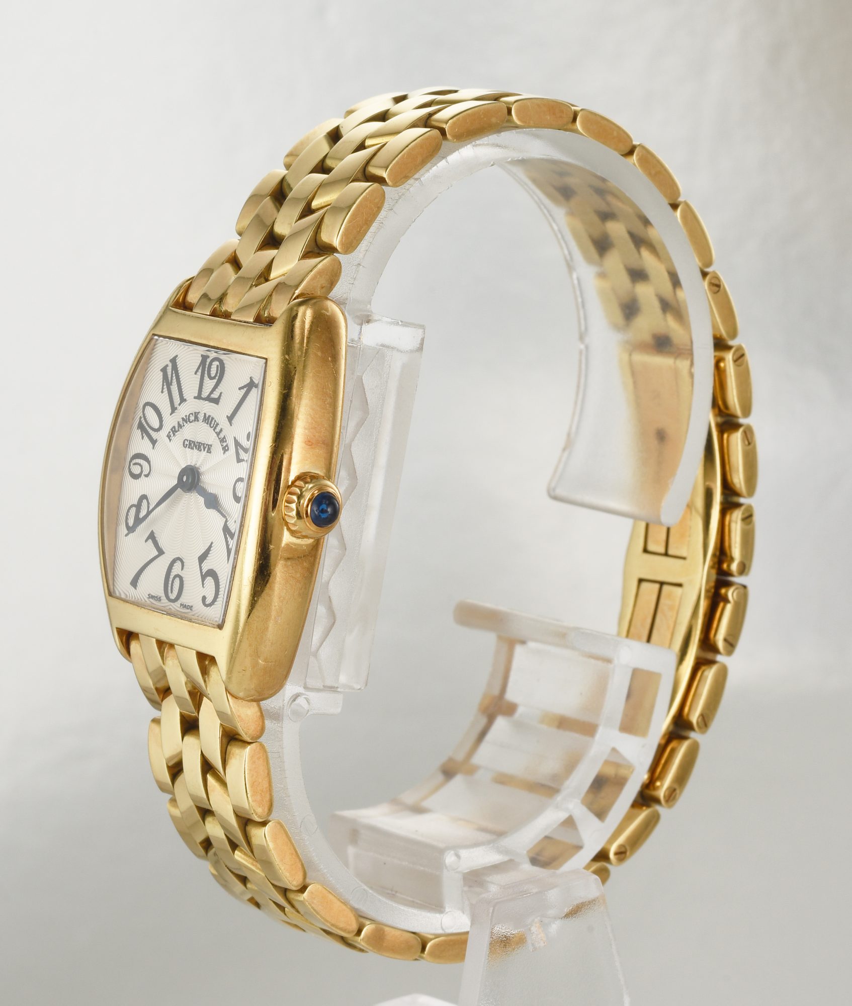 2000s Franck Muller Curvex Quartz watch in 18K Yellow Gold Ref.2251 QZ; w/box - Image 3