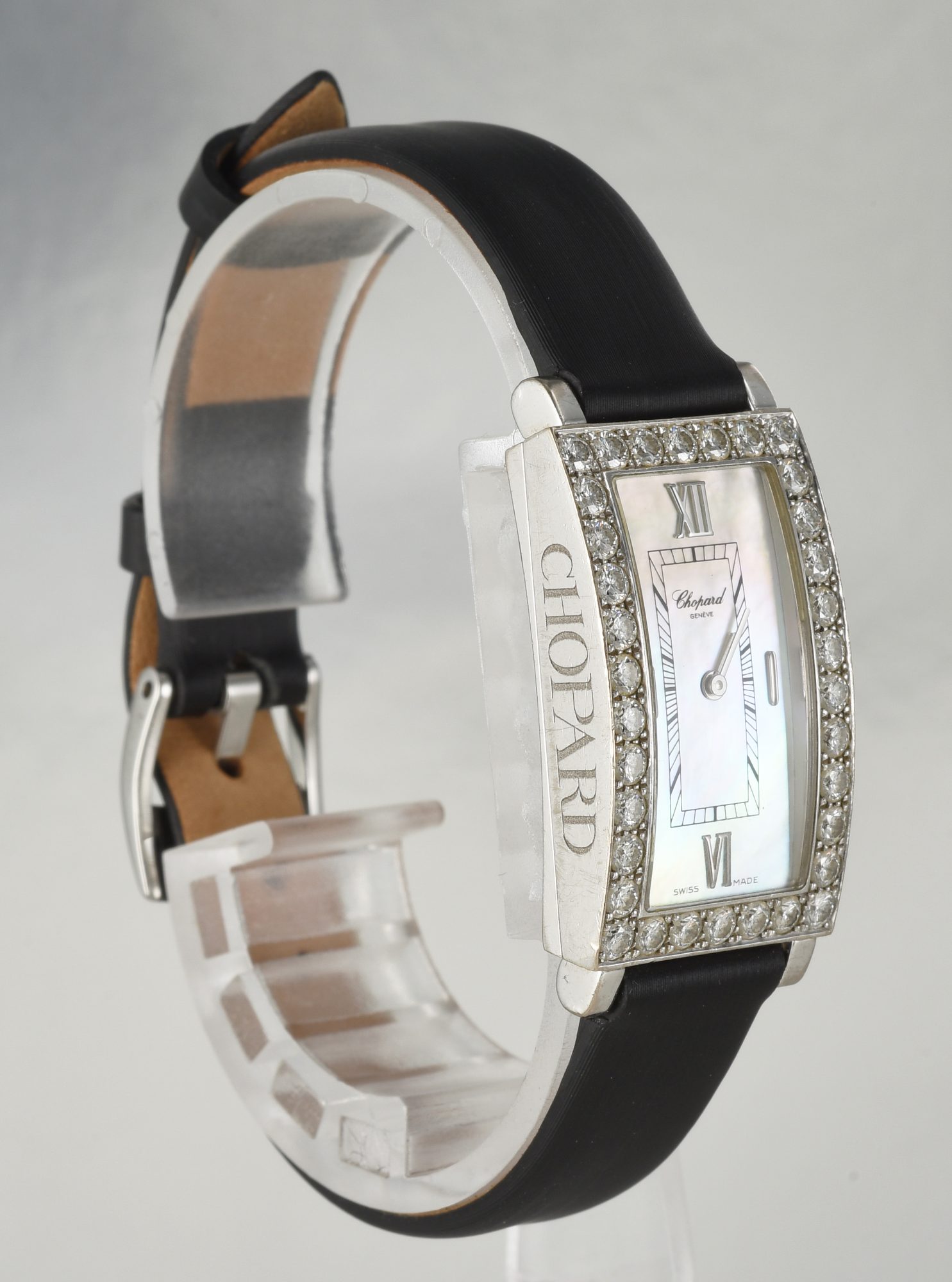 Ladies 1990s Chopard Les Classiques watch in 18K White Gold w/Diamonds Ref.488 1 - Image 4