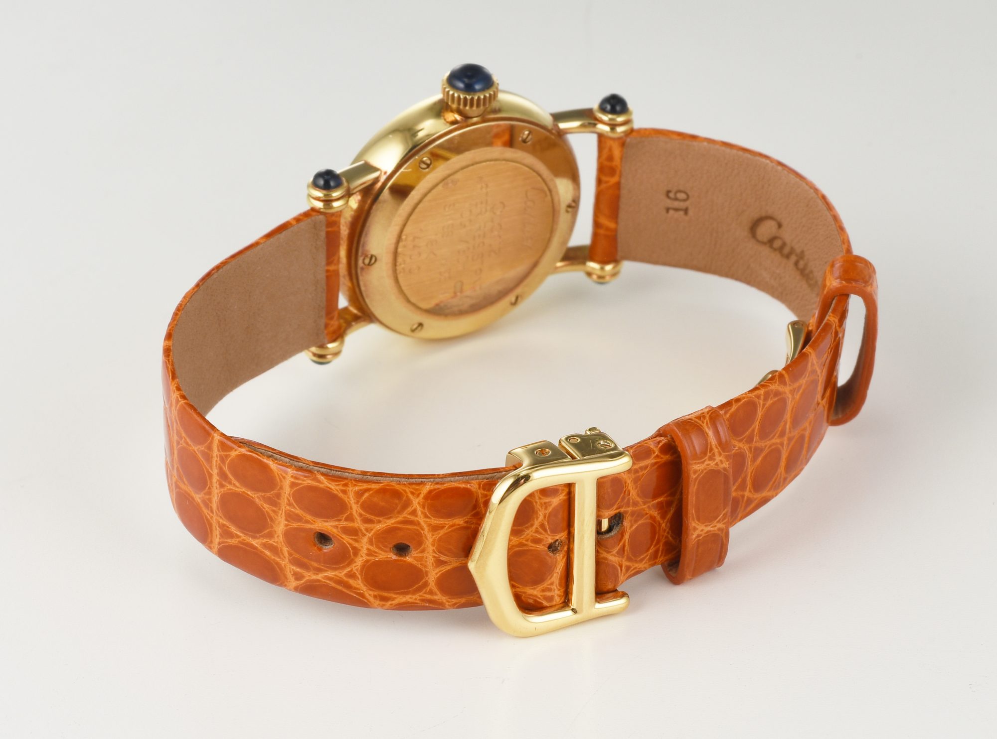 Vintage 1990s Ladies' Cartier Diablo Quartz watch in 18K Yellow Gold Ref.1440 0 - Image 7