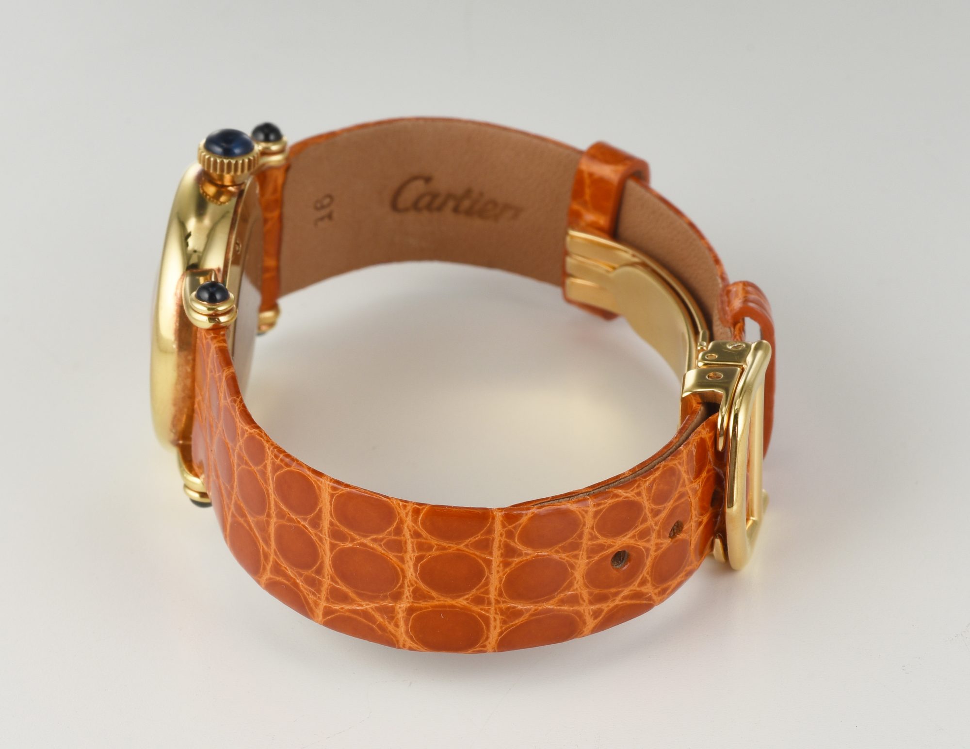 Vintage 1990s Ladies' Cartier Diablo Quartz watch in 18K Yellow Gold Ref.1440 0 - Image 8