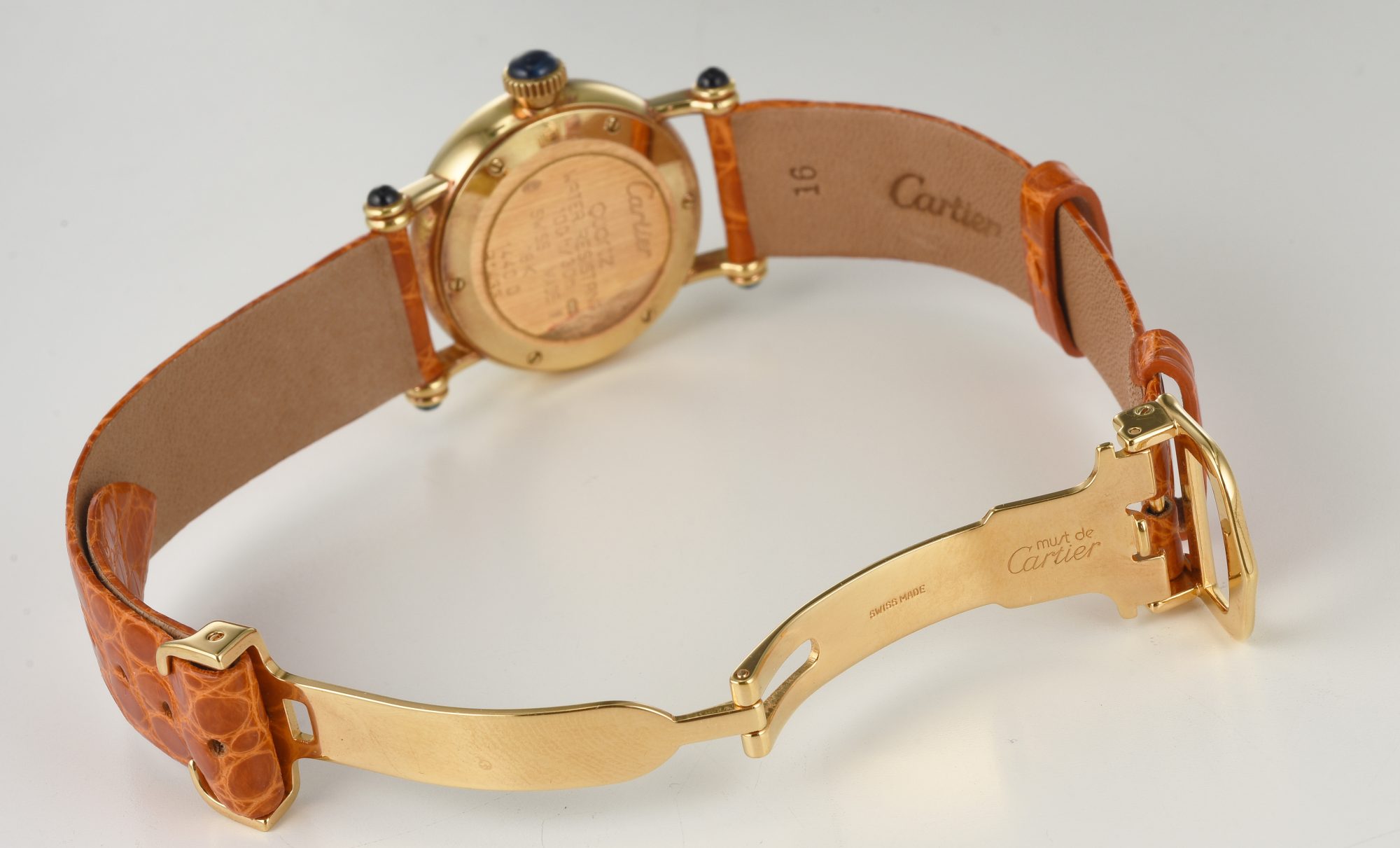 Vintage 1990s Ladies' Cartier Diablo Quartz watch in 18K Yellow Gold Ref.1440 0 - Image 10