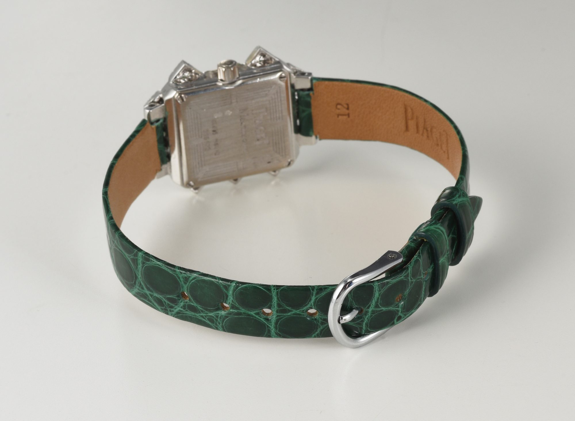 Vintage 1980s Ladies' Piaget watch in 18K White Gold w/Diamonds Ref.42405 M610D - Image 7