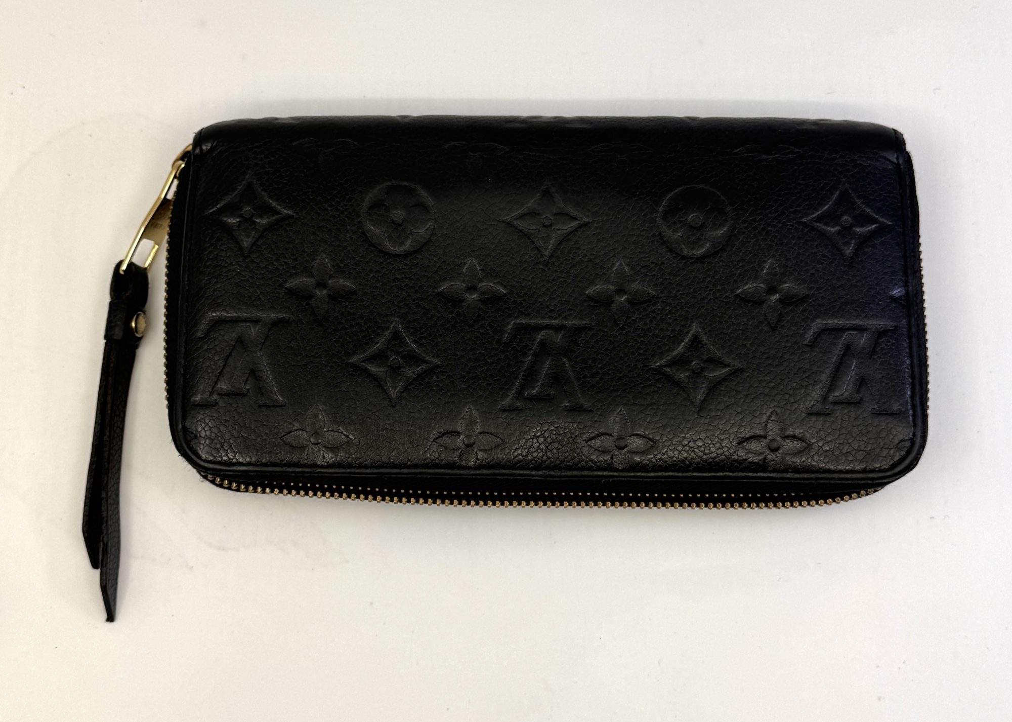 Authentic Louis Vuitton Monogram Zippy Wallet Empreinte Leather M61864 - Image 2