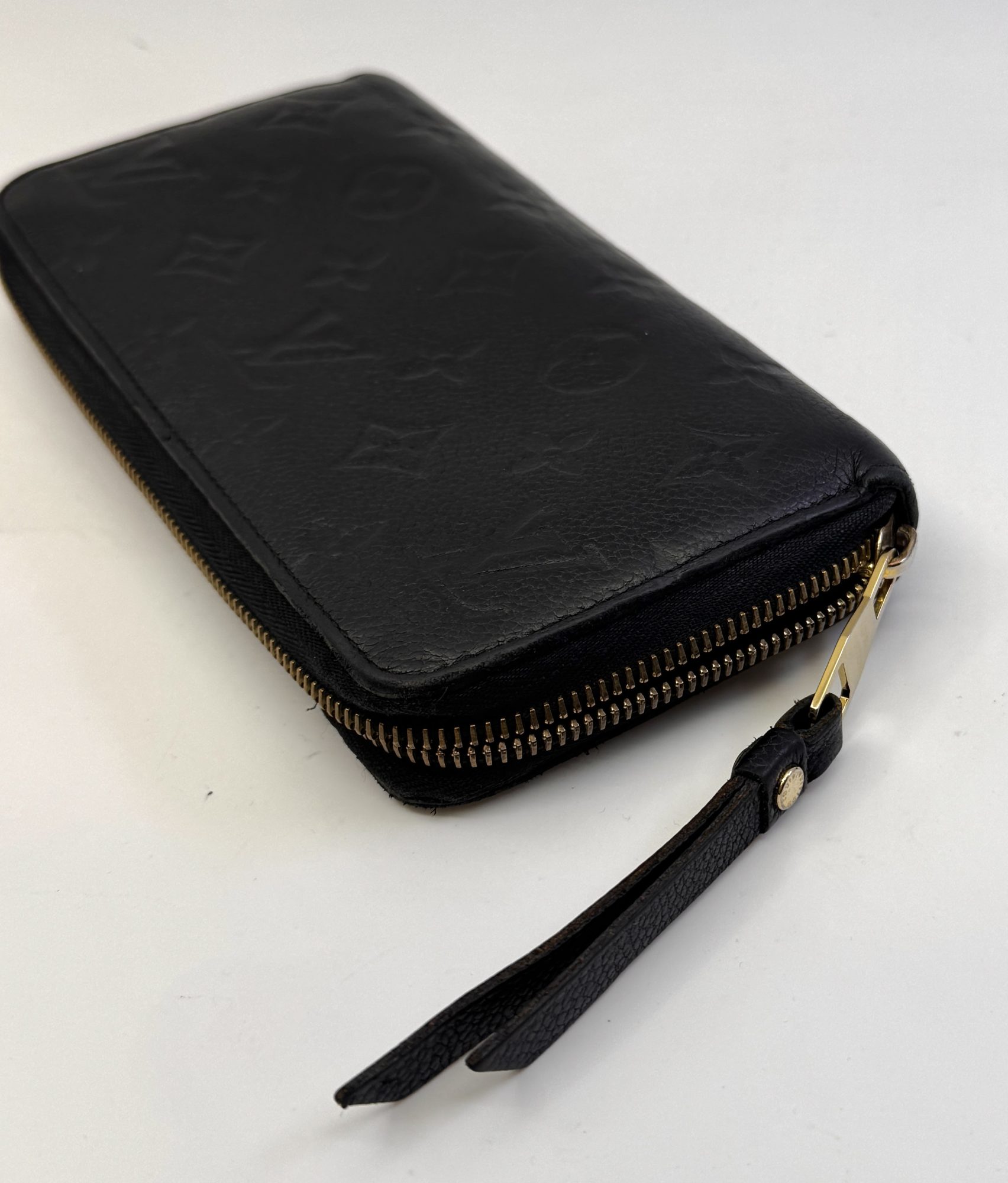 Authentic Louis Vuitton Monogram Zippy Wallet Empreinte Leather M61864 - Image 6