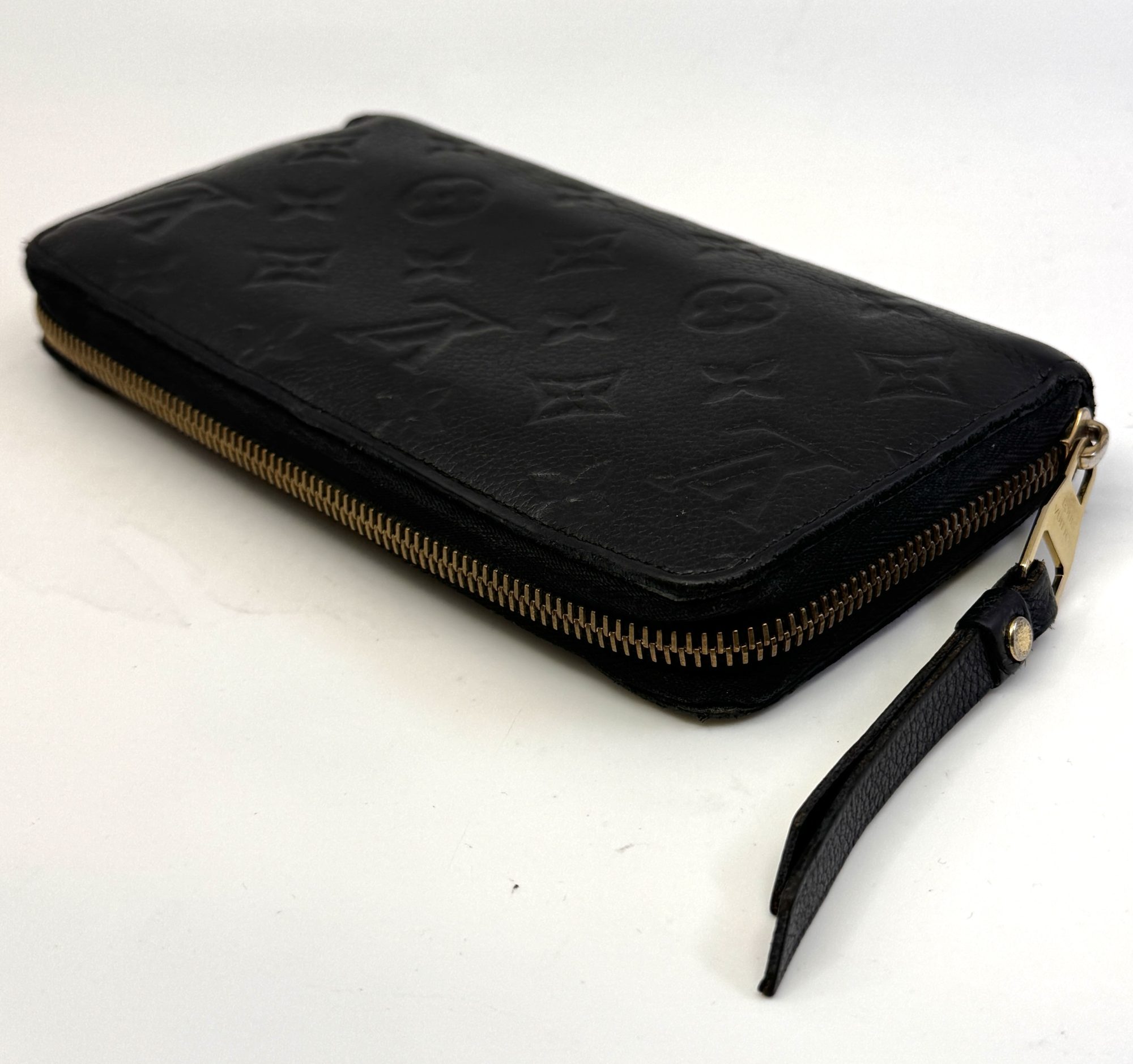 Authentic Louis Vuitton Monogram Zippy Wallet Empreinte Leather M61864 - Image 7