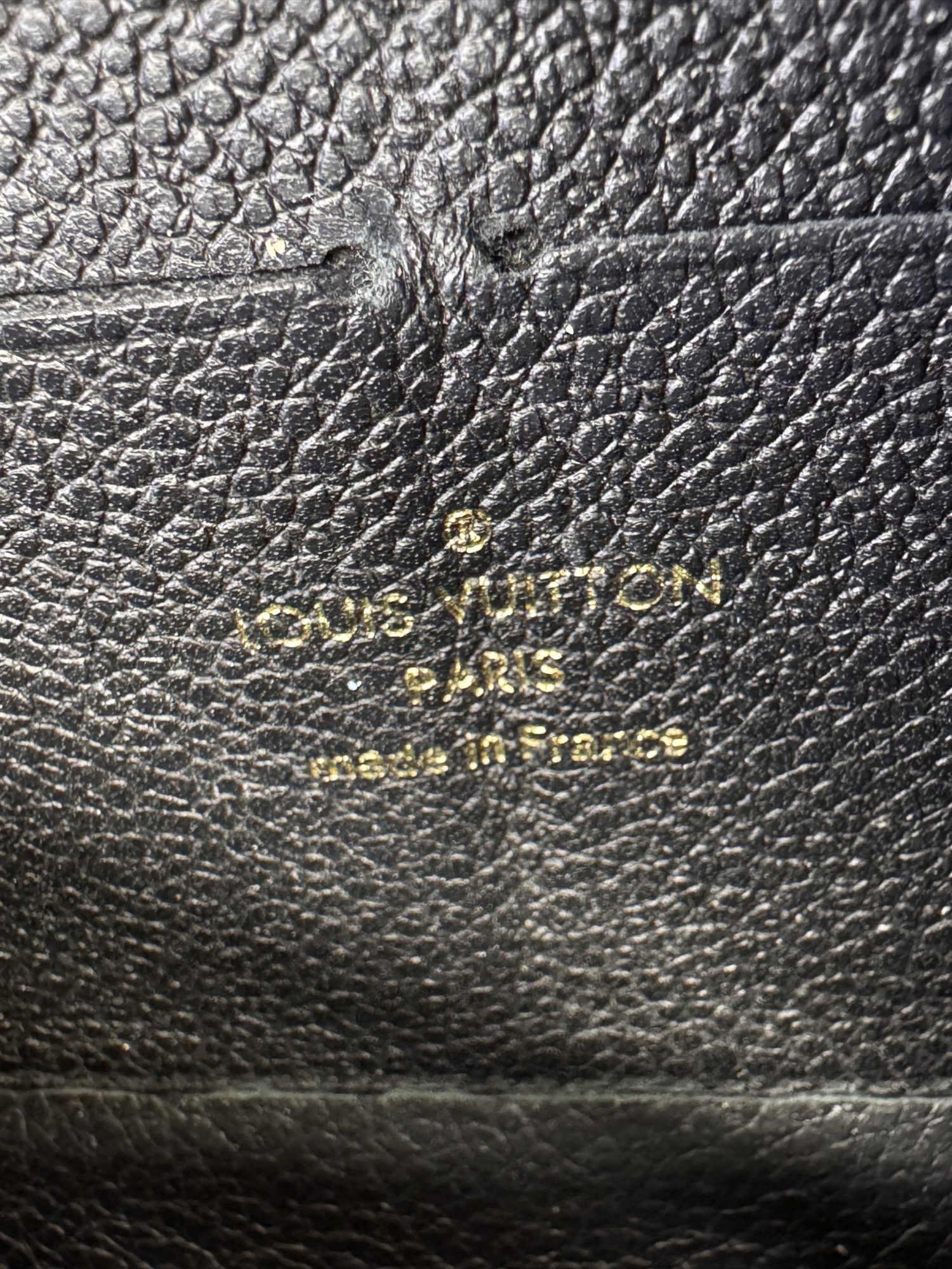 Authentic Louis Vuitton Monogram Zippy Wallet Empreinte Leather M61864 - Image 9