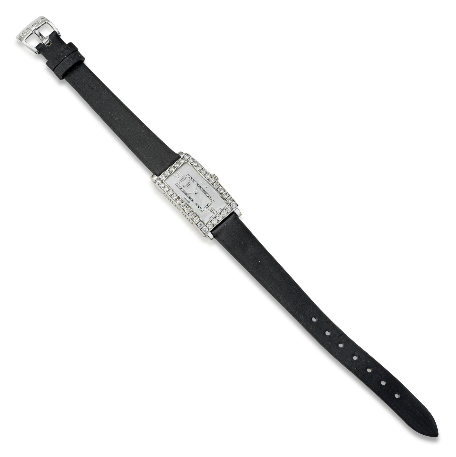 Ladies 1990s Chopard Les Classiques watch in 18K White Gold w/Diamonds Ref.488 1 - Image 5