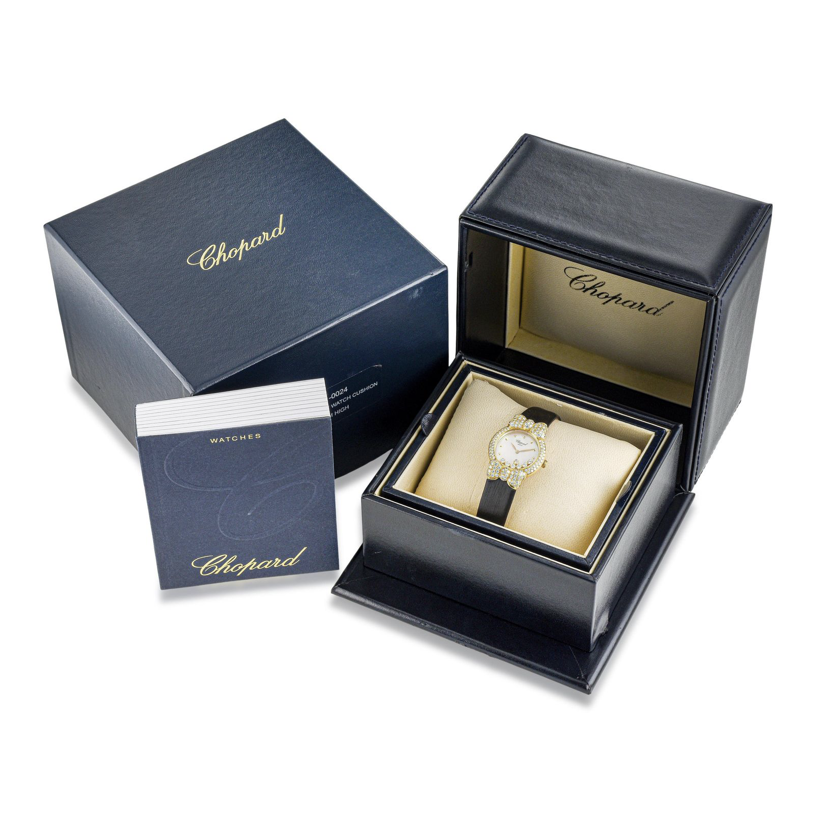 Ladies' Chopard Happy Diamonds "Bowtie" 18K YG Watch w/Diamonds Ref.20/6556 - Image 5