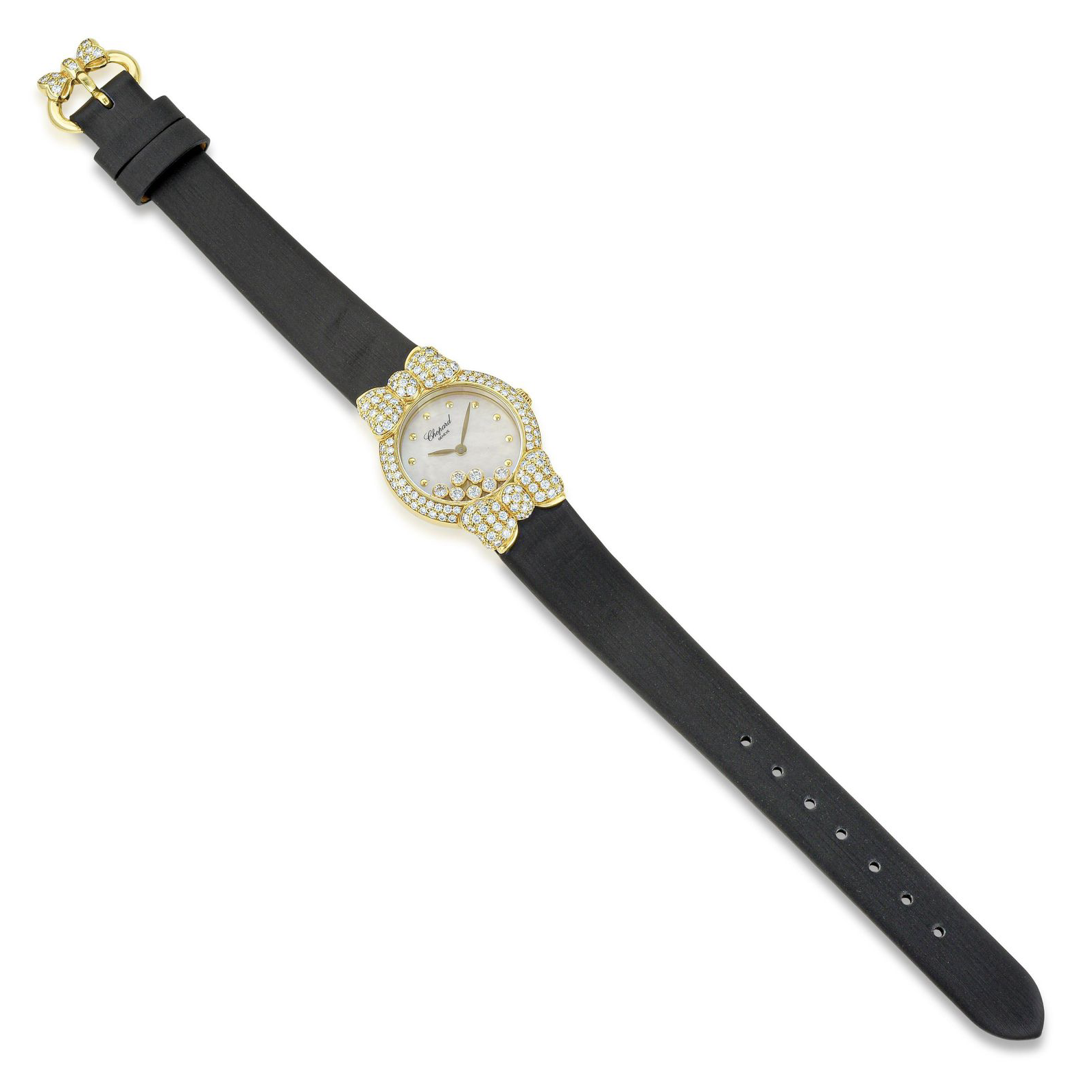 Ladies' Chopard Happy Diamonds "Bowtie" 18K YG Watch w/Diamonds Ref.20/6556 - Image 6