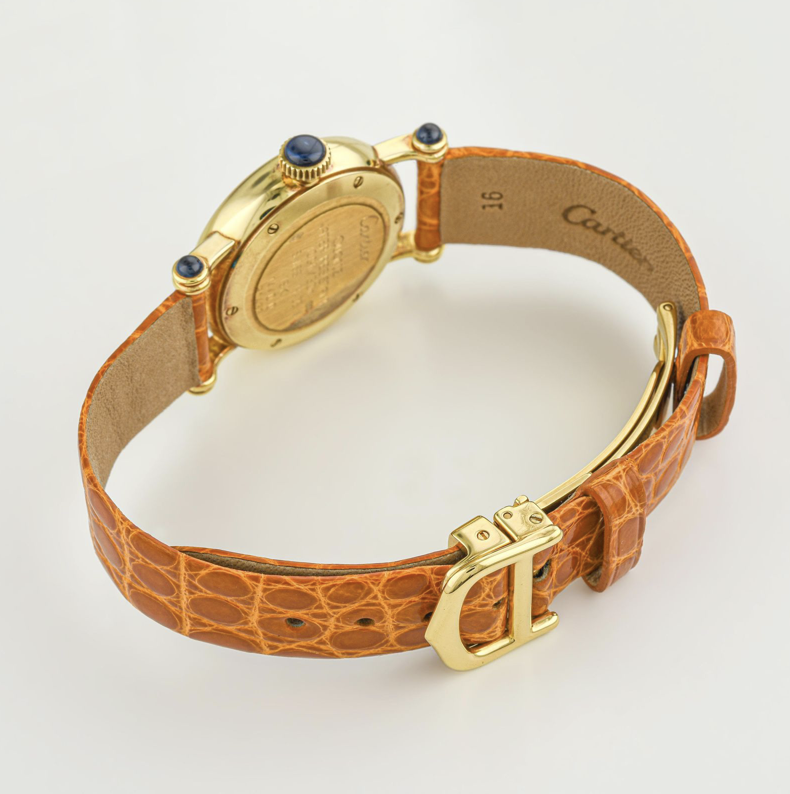 Vintage 1990s Ladies' Cartier Diablo Quartz watch in 18K Yellow Gold Ref.1440 0 - Image 6