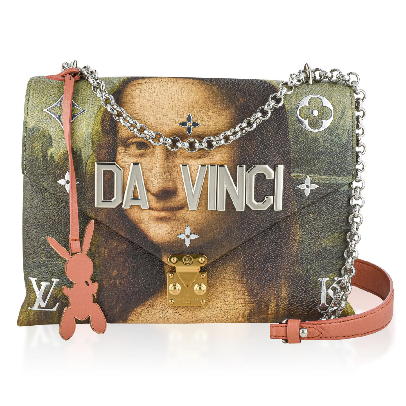 Louis Vuitton Masters Collection Pochette Chain Shoulder Leather Bag M64626
