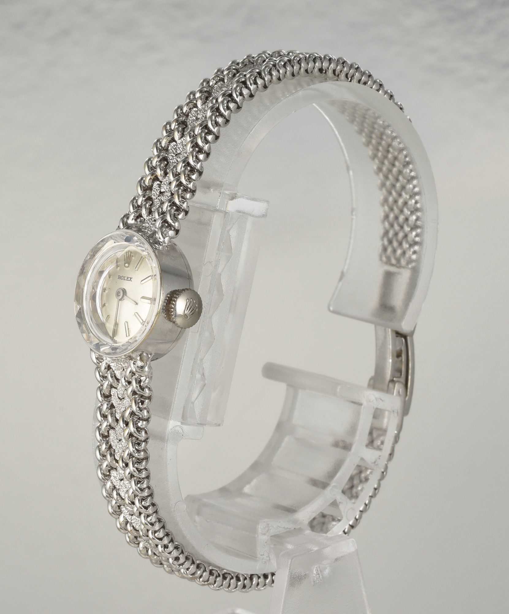 Vintage 1960s Ladies' Rolex Manual watch in 14K White Gold 22.7gm - Image 4
