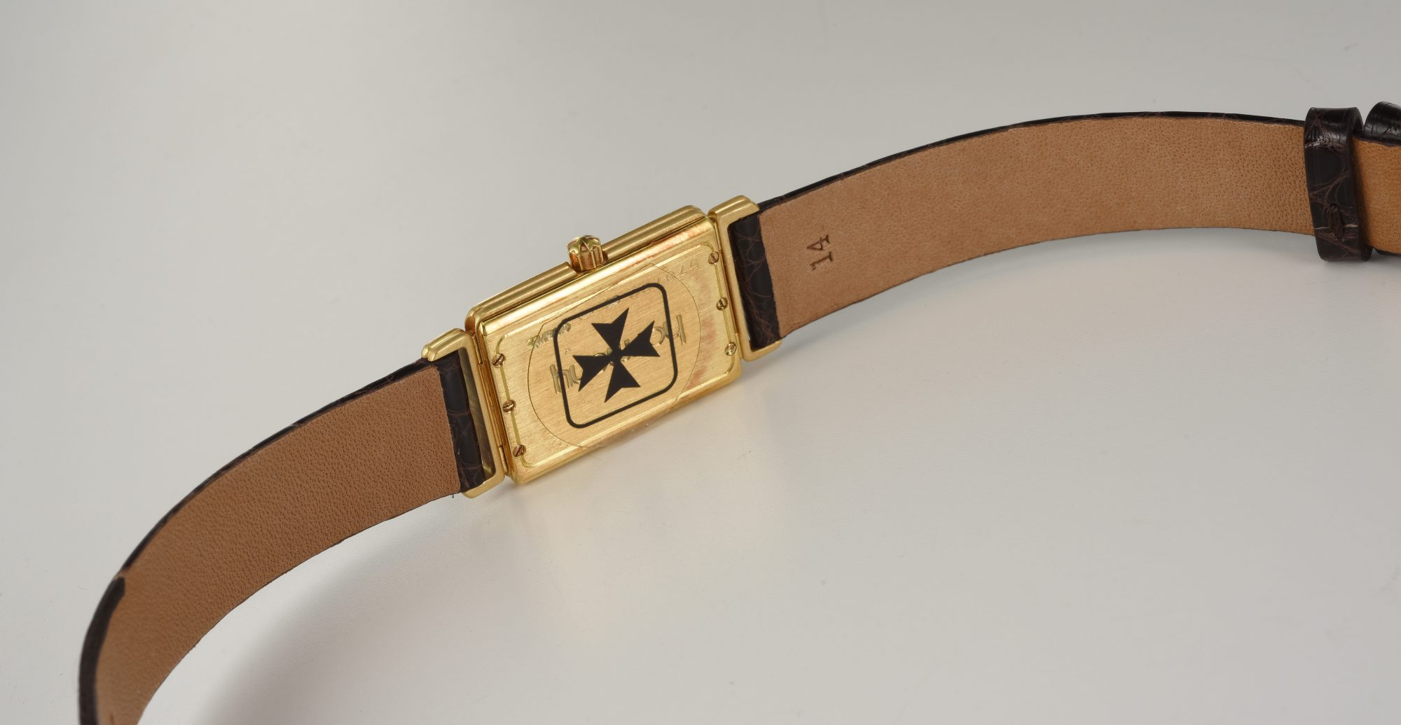 1980s Vacheron Constantin Harmony w/Hinged lugs watch 18K Yellow Gold Ref.61201 - Image 9
