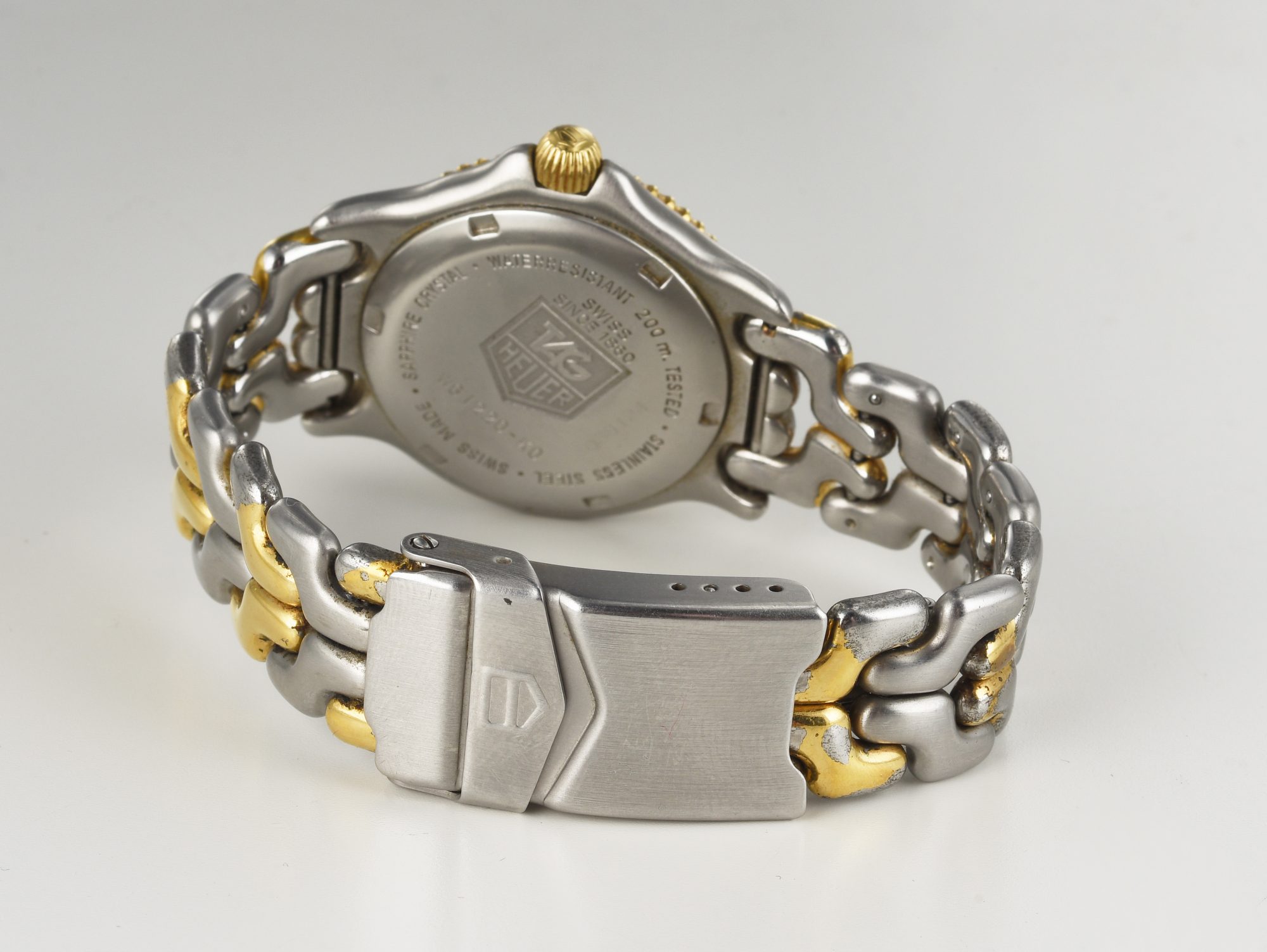 Vintage 1990s TAG Heuer Man's watch in Stainless Steel & Gold Plate Ref.S95.213 - Image 5