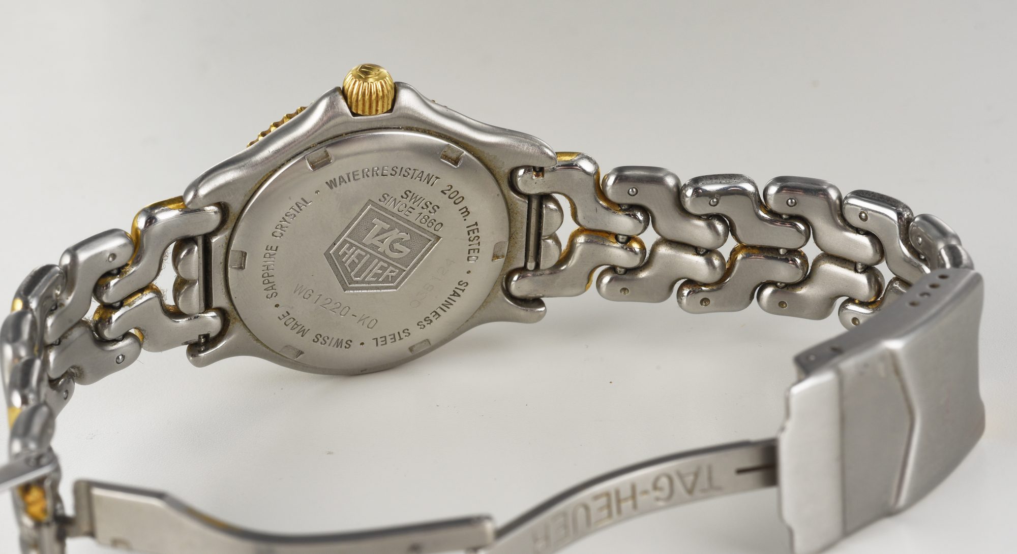 Vintage 1990s TAG Heuer Man's watch in Stainless Steel & Gold Plate Ref.S95.213 - Image 10