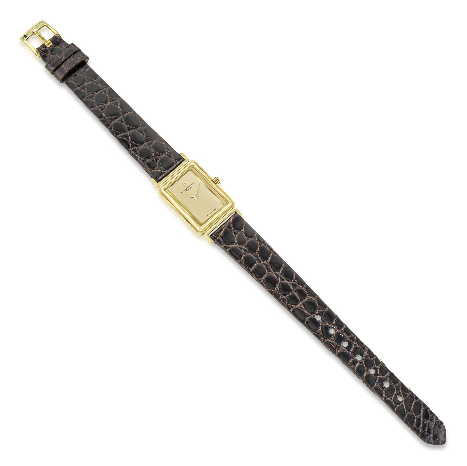 1980s Vacheron Constantin Harmony w/Hinged lugs watch 18K Yellow Gold Ref.61201 - Image 5