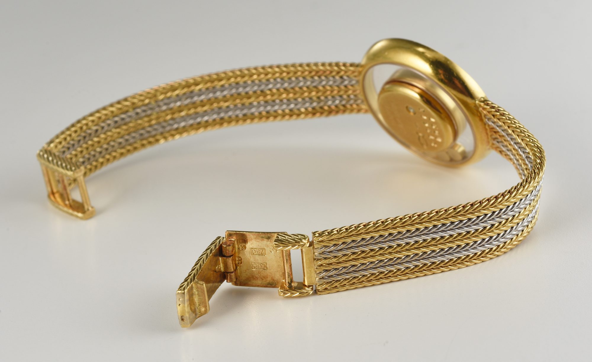 Ladies' Chopard Happy Diamonds 18K Yellow & White Gold Watch w/Diamonds Ref.4097 - Image 9