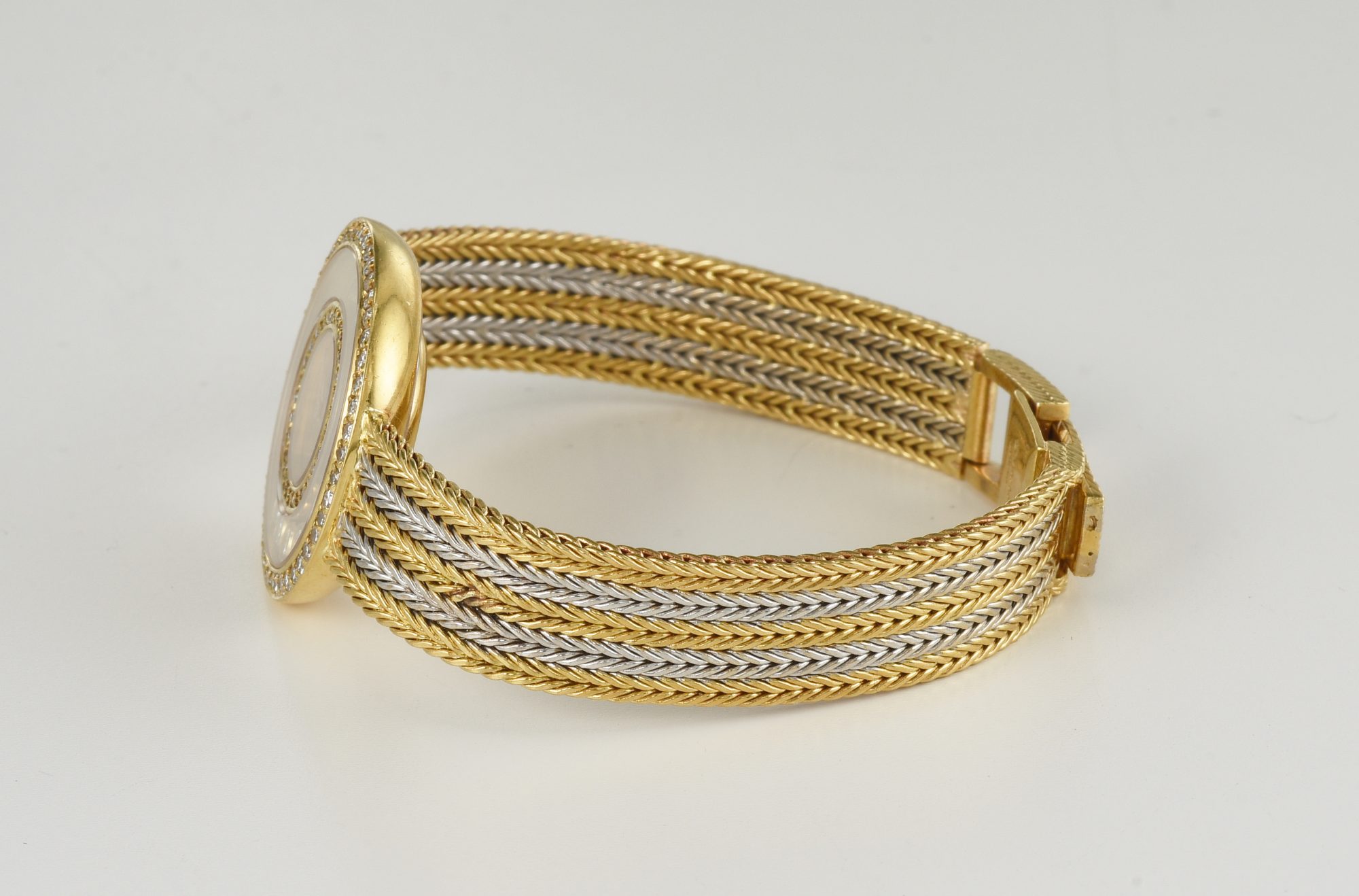 Ladies' Chopard Happy Diamonds 18K Yellow & White Gold Watch w/Diamonds Ref.4097 - Image 11