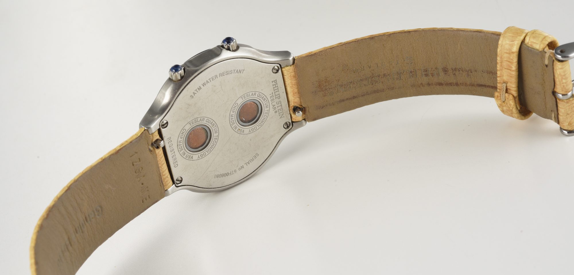 2000s Philip Stein Teslar Quartz watch in Stainless Steel w/Diamonds Ref.611 - Image 7