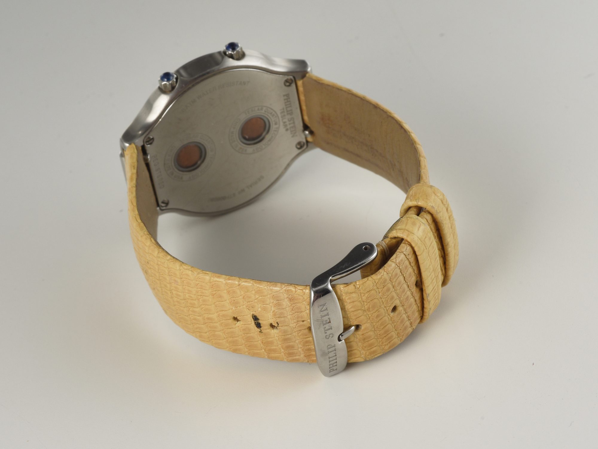 2000s Philip Stein Teslar Quartz watch in Stainless Steel w/Diamonds Ref.611 - Image 9