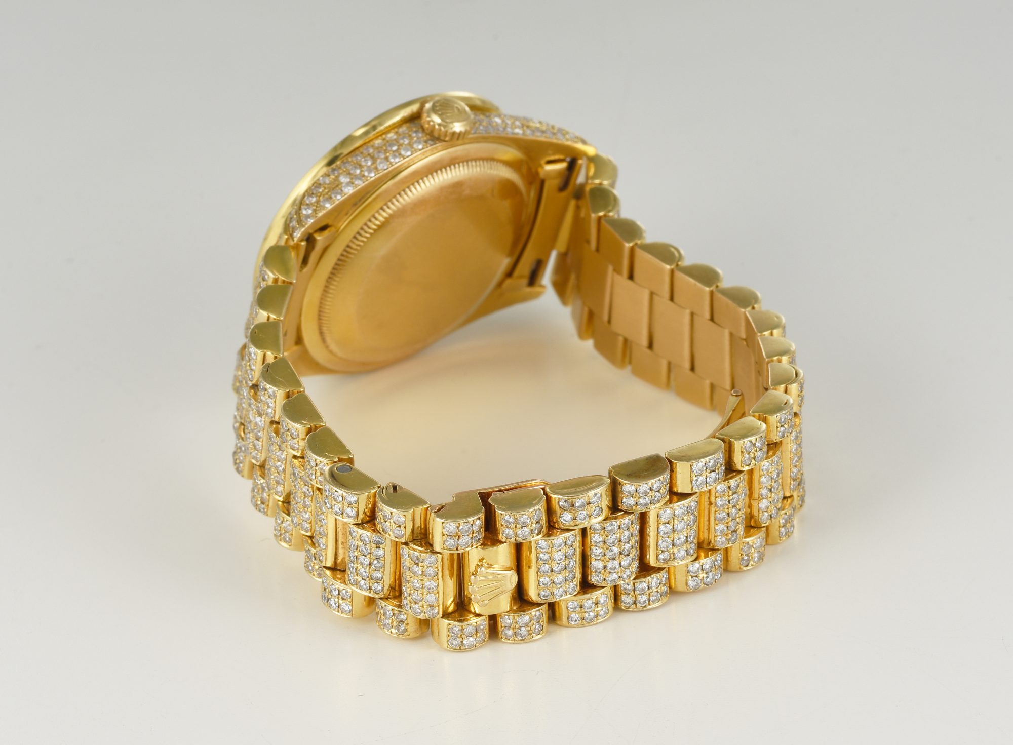 Men's Rolex Day-Date Automatic watch in 18K Yellow Gold with Diamonds Ref.18238 - Image 7