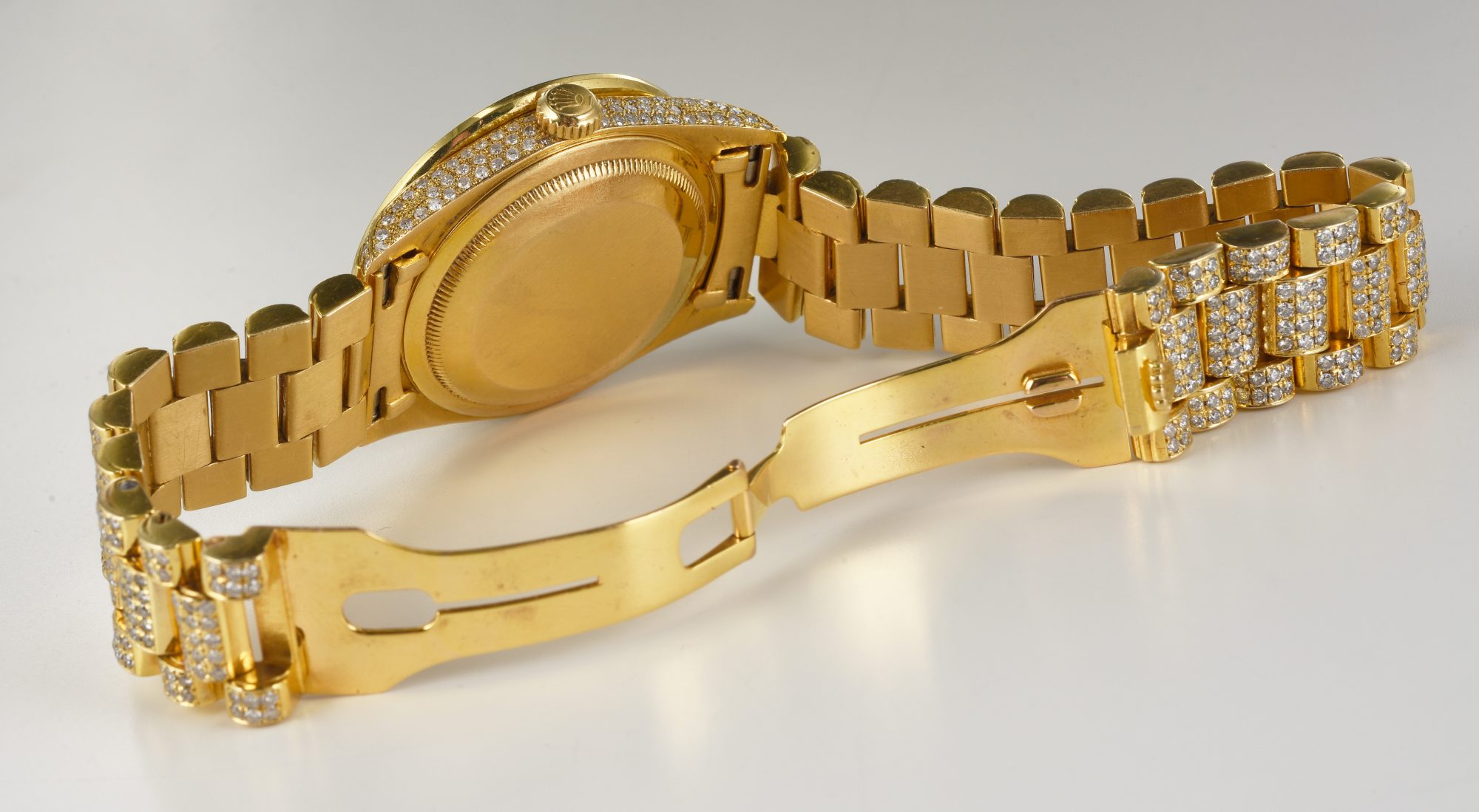 Men's Rolex Day-Date Automatic watch in 18K Yellow Gold with Diamonds Ref.18238 - Image 8