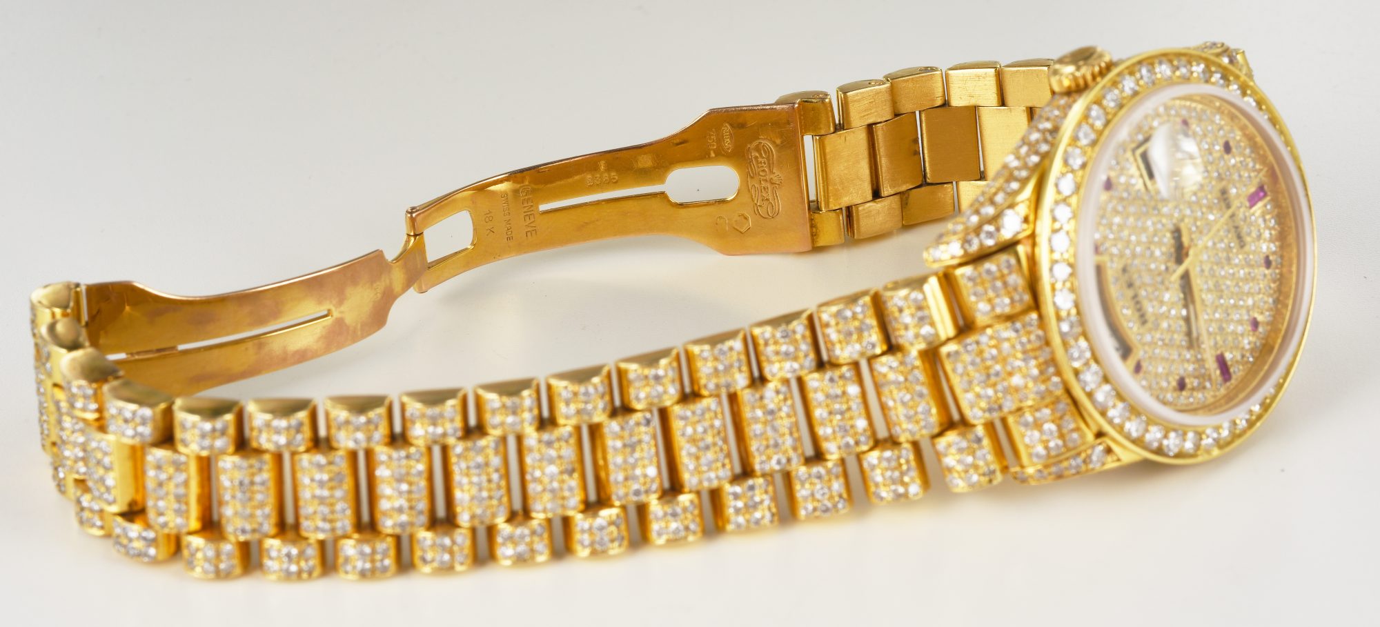 Men's Rolex Day-Date Automatic watch in 18K Yellow Gold with Diamonds Ref.18238 - Image 9