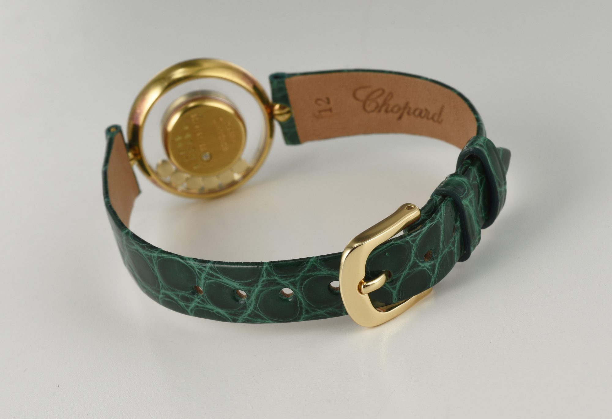 Ladies' Chopard Happy Diamonds 18K YG Watch w/Diamonds,Emeralds Ref.20/4191/22 - Image 9