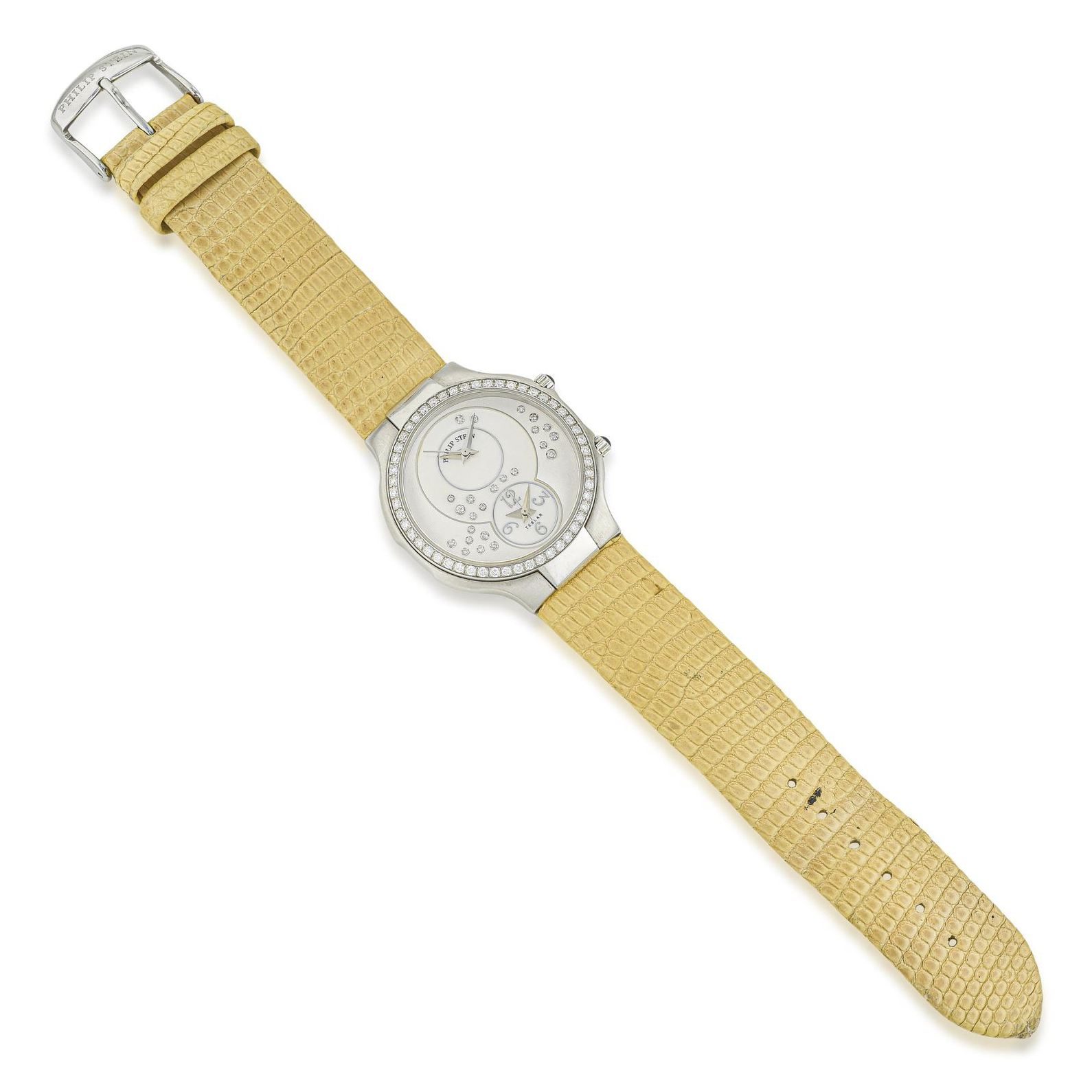2000s Philip Stein Teslar Quartz watch in Stainless Steel w/Diamonds Ref.611 - Image 5
