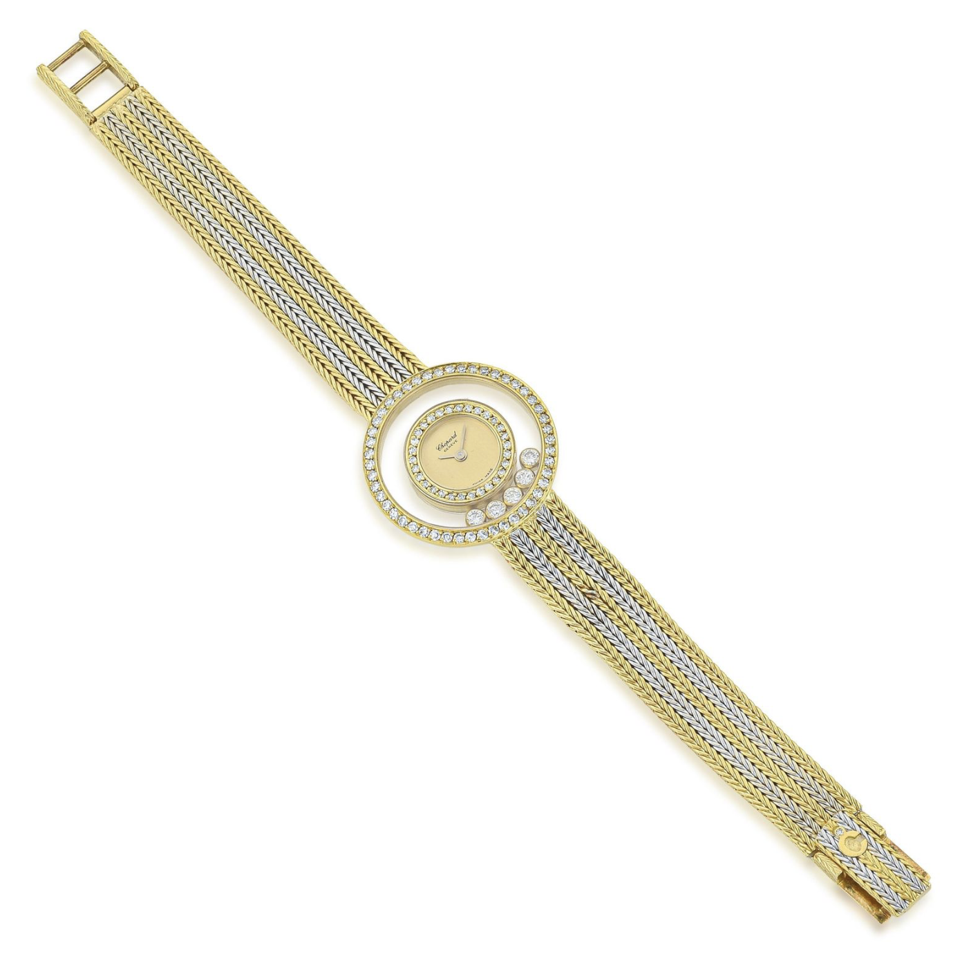 Ladies' Chopard Happy Diamonds 18K Yellow & White Gold Watch w/Diamonds Ref.4097 - Image 5